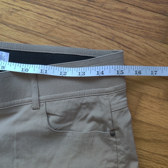 89th and Madison Women's Five Pocket Stretch Straight Pants Tan Size 8 - Picture 4 of 6